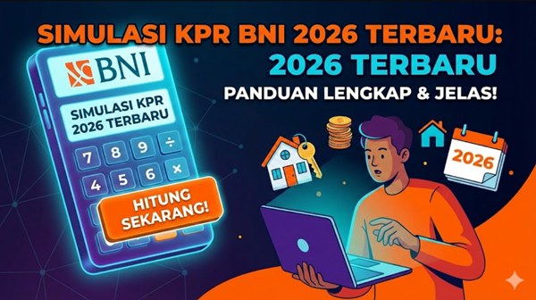 Simulasi KPR BNI 2026 Terbaru: Cicilan Mulai 1 Jutaan, Cek Tabel Angsuran & Syarat Lengkap