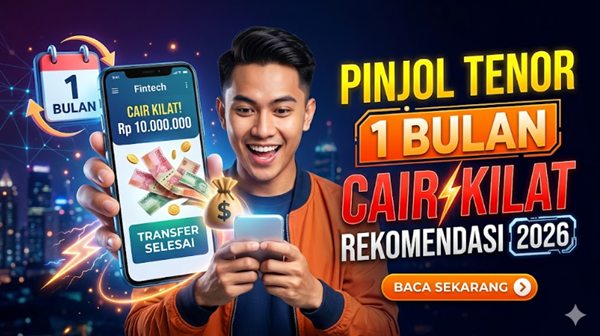 Pinjol Tenor 1 Bulan Cair Kilat 2026, Langsung Masuk Rekening!