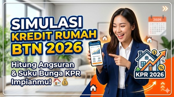 Simulasi Kredit Rumah BTN 2026: Cek Estimasi Cicilan Berdasarkan Harga Rumah dan Pengertian Bank BTN